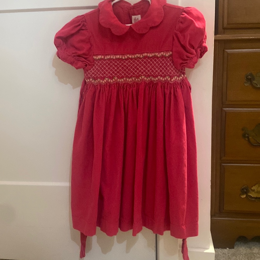Pink Corduroy Dress